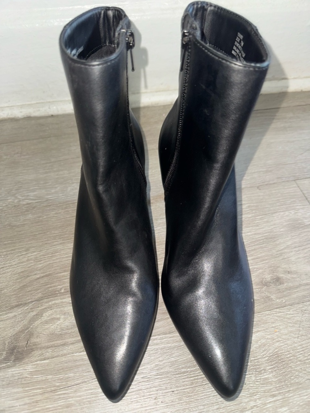 Rachel Zoe Black Pointed Toe Ankle Booties